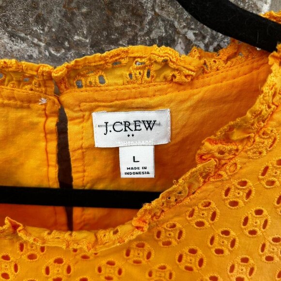 Yellow J.Crew blouse with ruffles #feminine - Picture 2 of 8
